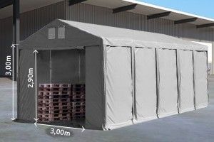 Chapiteau de stockage