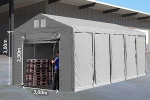 Chapiteau de stockage