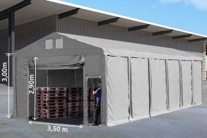 Chapiteau de stockage