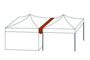 Gouttière barnum pliant