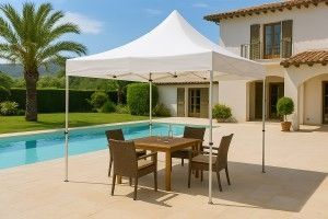 Barnum pliant 3x3 acier - Tonnelle pliante 3x3