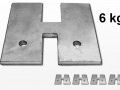 4 plaques de lestages