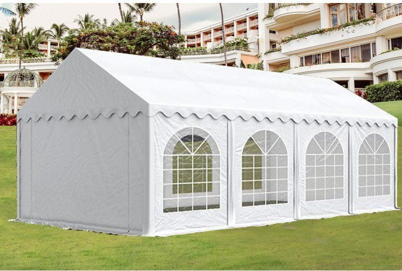 Barnum 4x8m chapiteau blanc 40 personnes pour vos réceptions