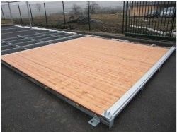 Plancher tente de réception