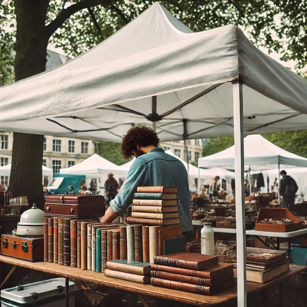 Barnum pliant brocante